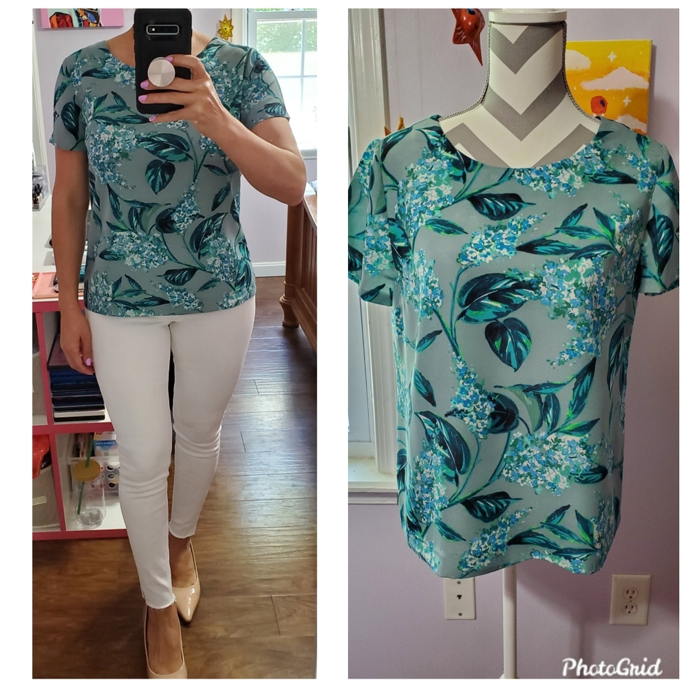 J.Crew Factory Floral Blouse